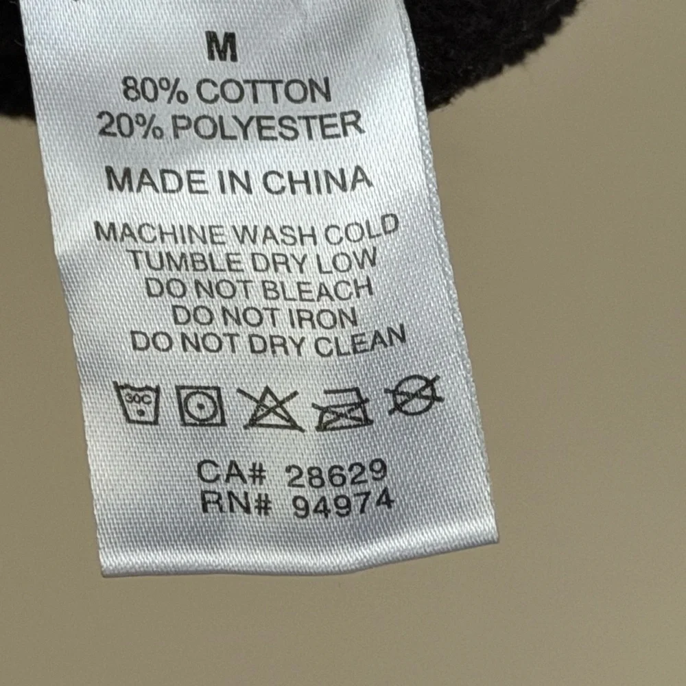 Stussy Black Crewneck with White Script Logo - Picture 6 of 8
